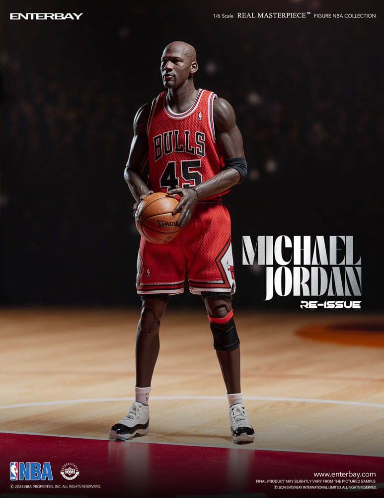 NBA Collection Real Masterpiece Actionfigur 1/6 Michael Jordan I'm Back Edition Limited 30 cm - Enterbay Action Figures