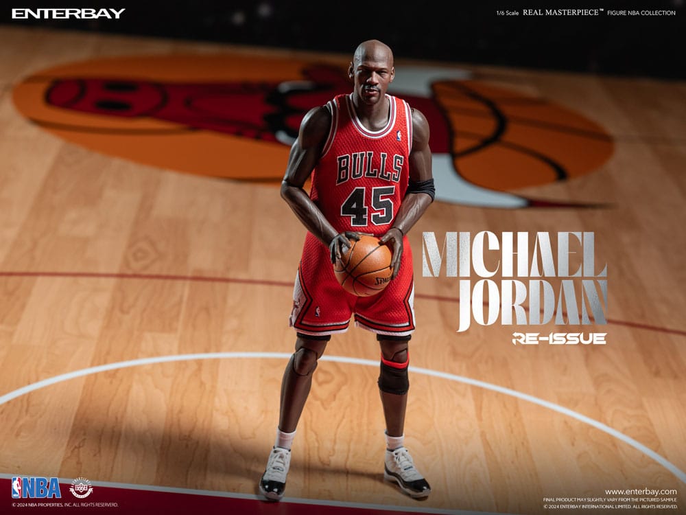 NBA Collection Real Masterpiece Actionfigur 1/6 Michael Jordan I'm Back Edition Limited 30 cm - Enterbay Action Figures