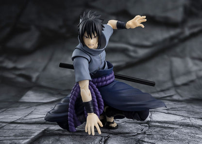 Naruto S.H.Figuarts Action Figure Sasuke Uchiha Solitary Shinobi 15 cm - Bandai Tamashii Nations Action figures