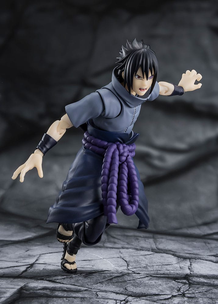 Naruto S.H.Figuarts Action Figure Sasuke Uchiha Solitary Shinobi 15 cm - Bandai Tamashii Nations Action figures