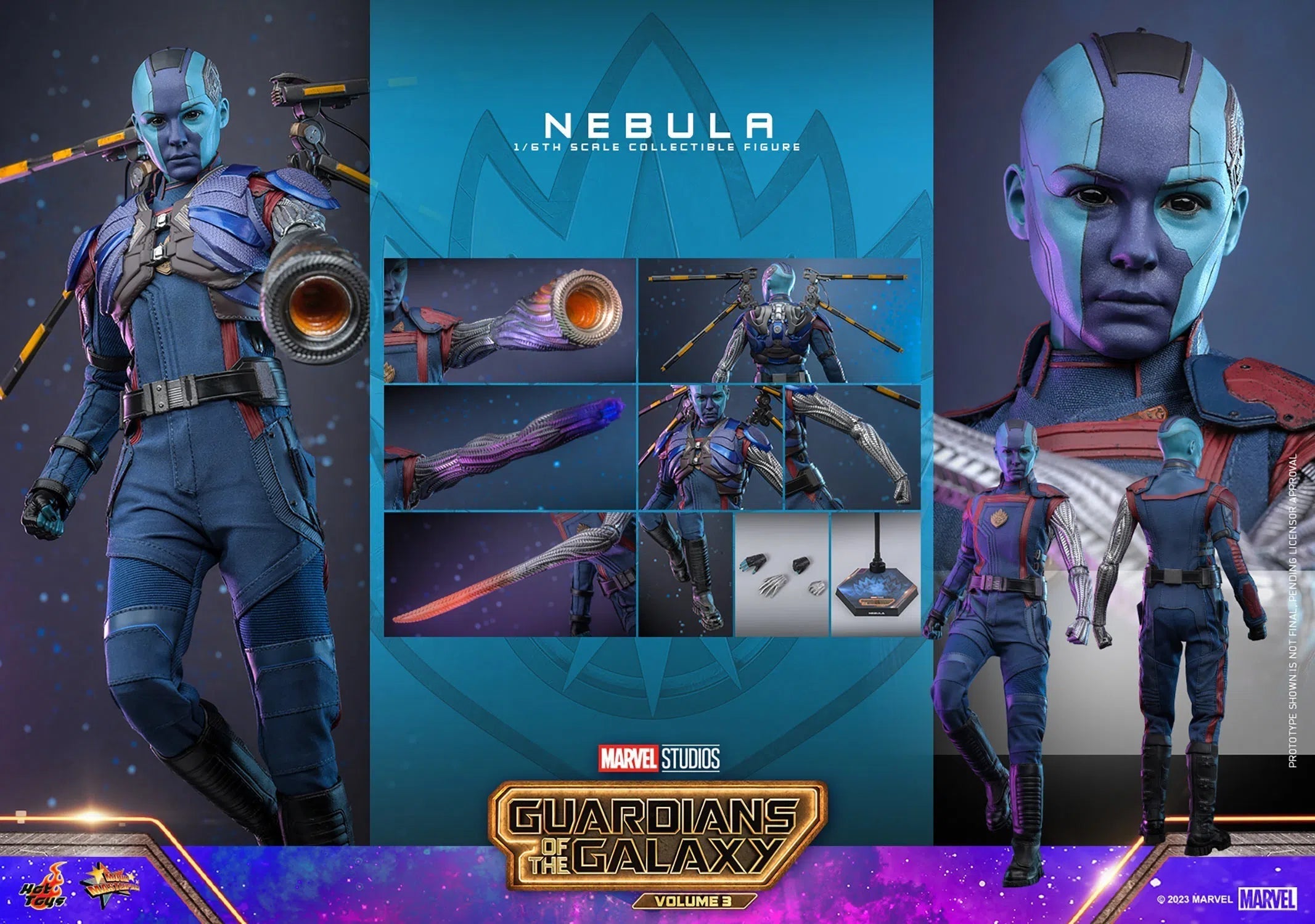 Nebula: Guardians Of The Galaxy Vol.3: Marvel Hot Toys