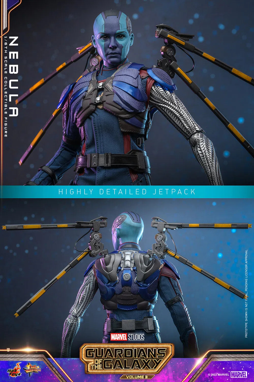 Nebula: Guardians Of The Galaxy Vol.3: Marvel Hot Toys