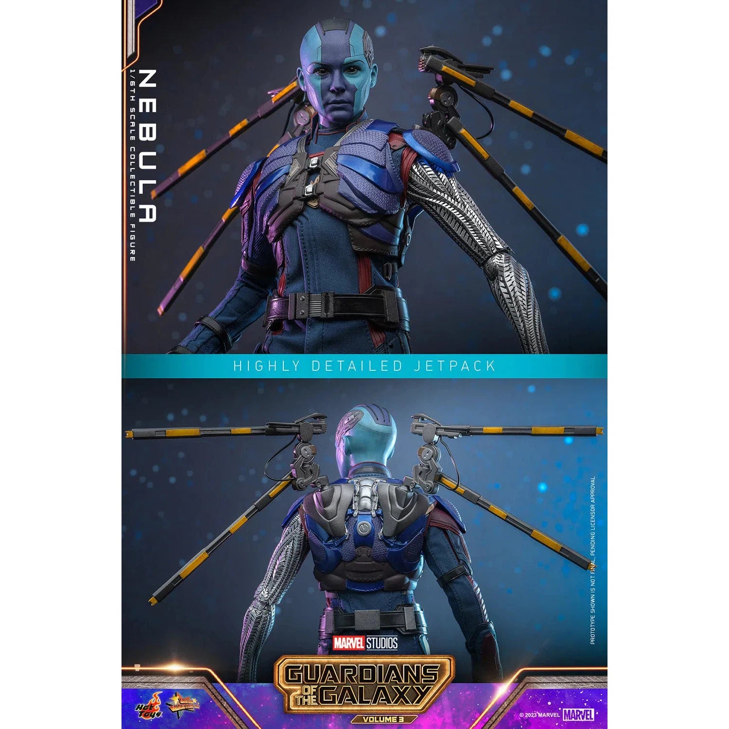 Nebula: Guardians Of The Galaxy Vol.3: Marvel Hot Toys