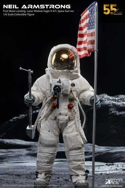 Neil Armstrong: Moon Landing: Deluxe: Sixth Scale Figure - Star Ace Action Figure