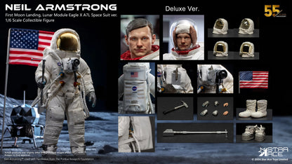 Neil Armstrong: Moon Landing: Deluxe: Sixth Scale Figure - Star Ace Action Figure