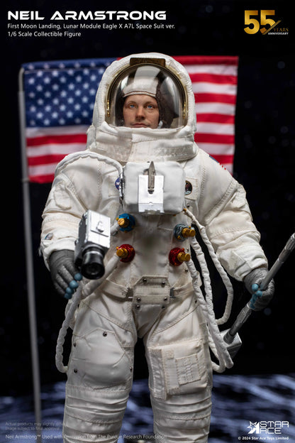 Neil Armstrong: Moon Landing: Deluxe: Sixth Scale Figure - Star Ace Action Figure