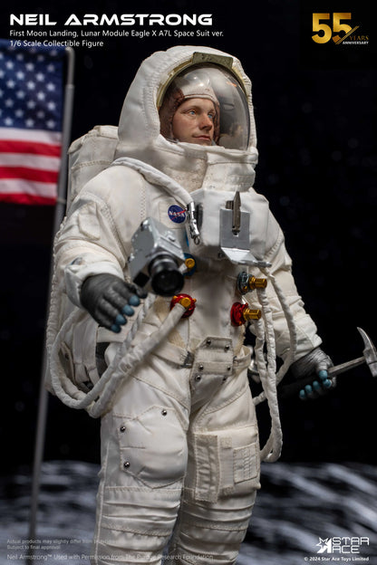 Neil Armstrong: Moon Landing: Deluxe: Sixth Scale Figure - Star Ace Action Figure