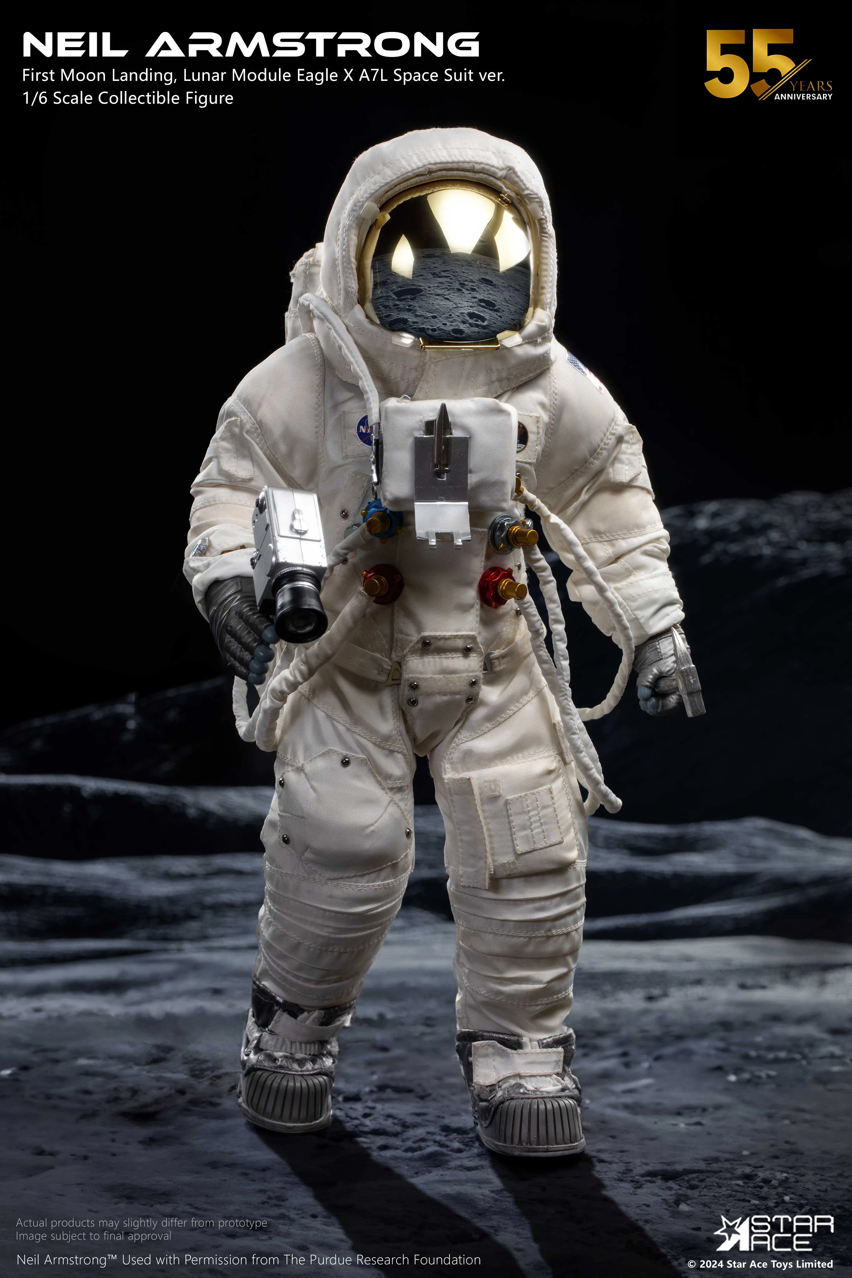 Neil Armstrong: Moon Landing: Deluxe: Sixth Scale Figure Star Ace