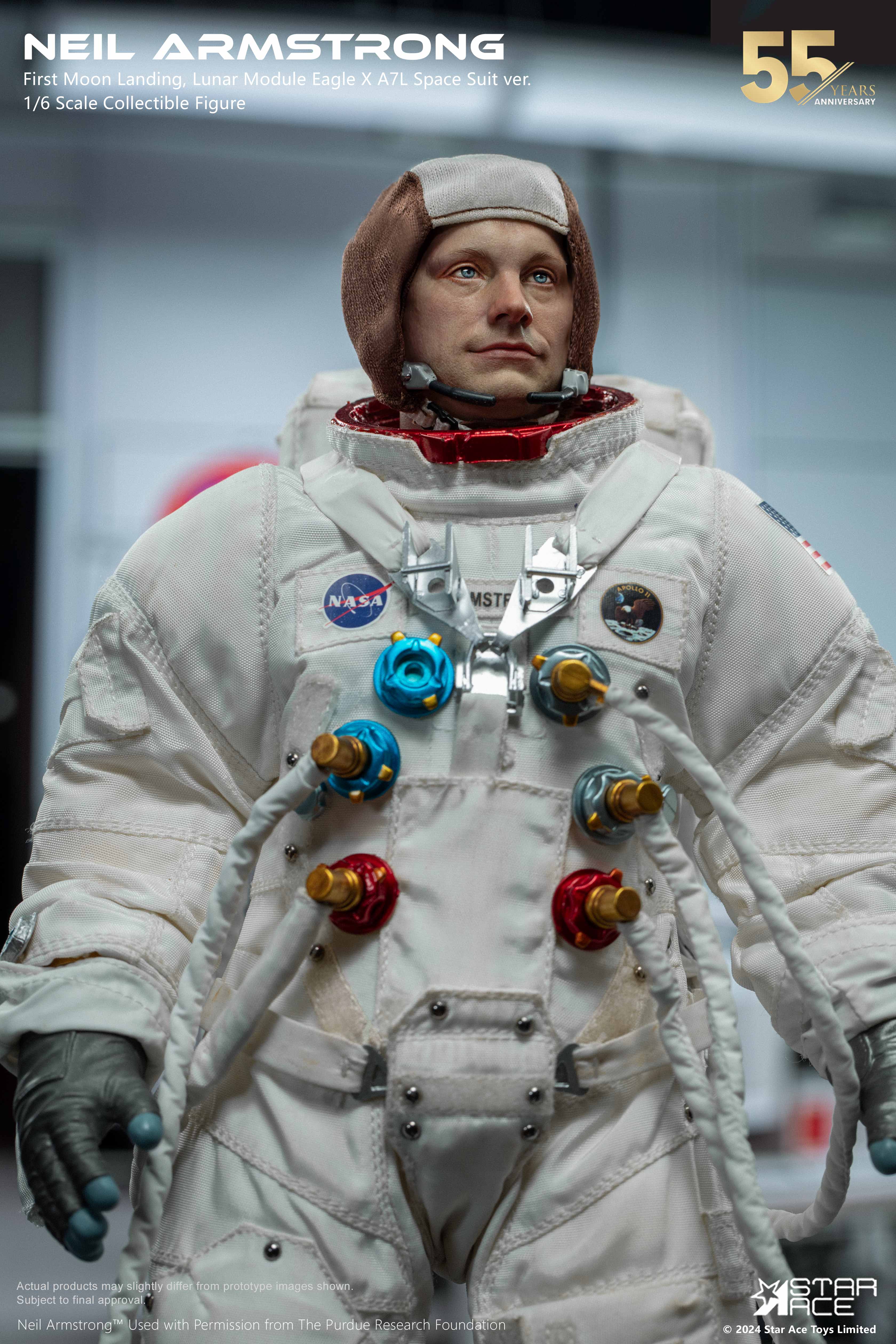 Neil Armstrong: Moon Landing: Standard: Sixth Scale Figure Star Ace