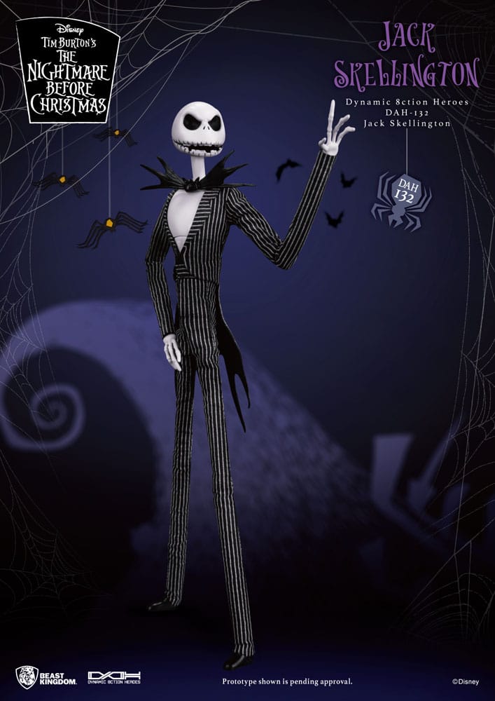 Nightmare before Christmas Dynamic 8ction Heroes Action Figure 1/9 Jack 21 cm - Beast Kingdom Toys Action Figures