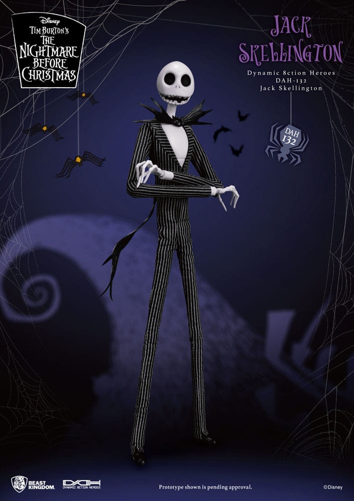 Nightmare before Christmas Dynamic 8ction Heroes Action Figure 1/9 Jack 21 cm - Beast Kingdom Toys Action Figures