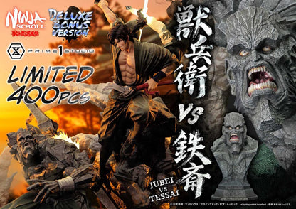 Ninja Scroll Ultimate Premium Masterline Series Statue 1/4 Jubei Versus Tessai Deluxe Bonus Version 101 cm - Prime 1 Studio Statues