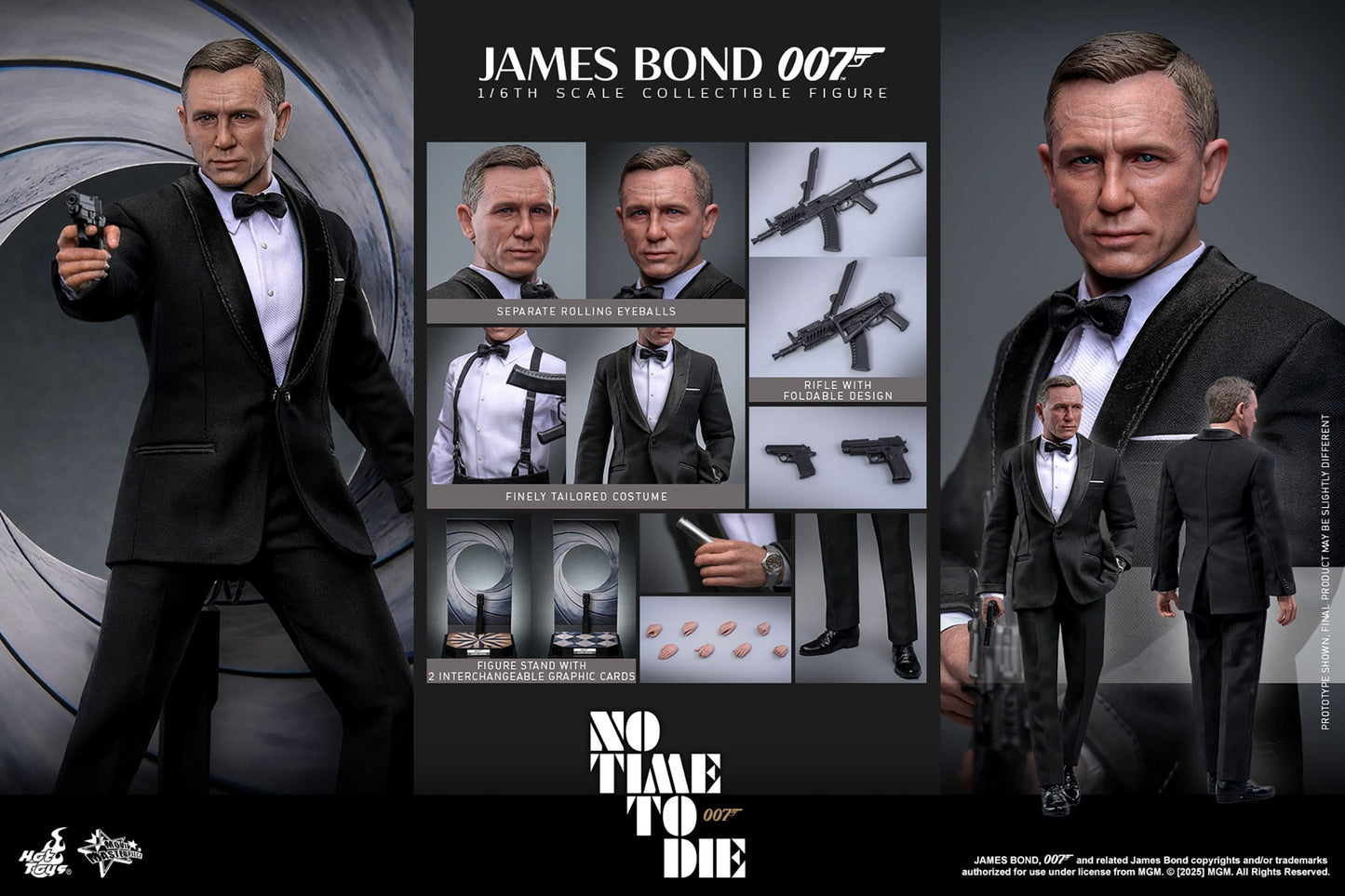 No Time To Die: James Bond: 1/6th Scale Action Figure - Hot Toys Action Figure