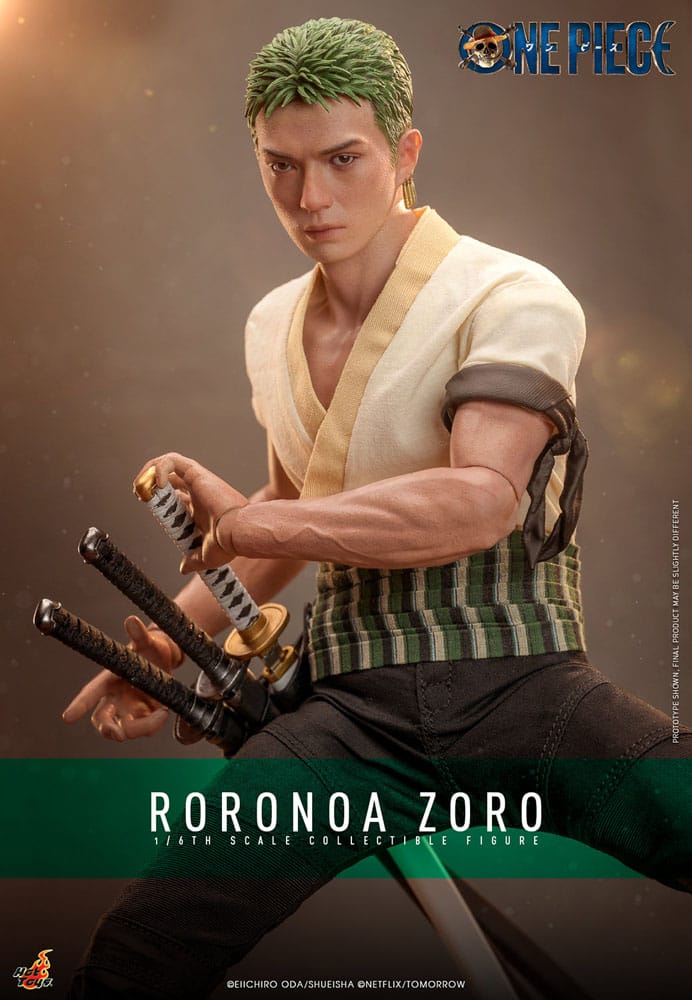 One Piece (Netflix): Roronoa Zoro: 1/6 Scale Action Figure - Hot Toys Action Figure
