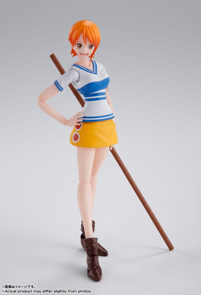 One Piece S.H. Figuarts Action Figure Nami Romance Dawn 14 cm - Bandai Tamashii Nations Action Figures
