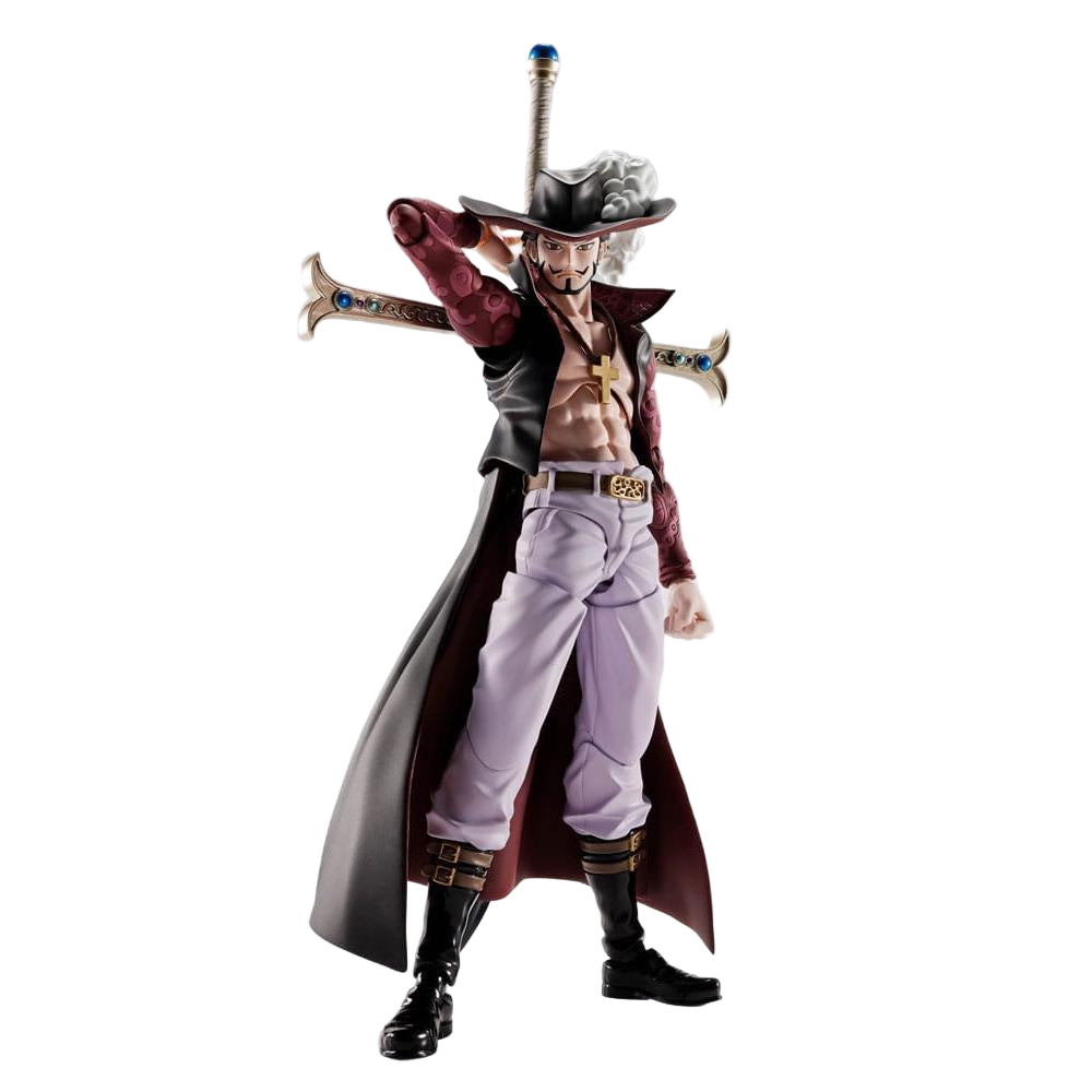 One Piece S.H.Figuarts Action Figure Dracule Mihawk Hawkeye - Bandai Tamashii Nations Action Figures