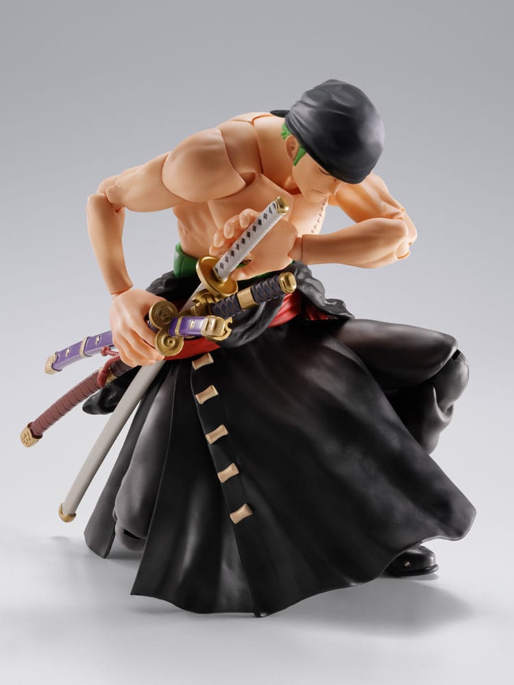 One Piece S.H.Figuarts Action Figure Roronoa Zoro The King of Hell 15 cm - Bandai Tamashii Nations Action Figure
