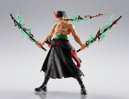 One Piece S.H.Figuarts Action Figure Roronoa Zoro The King of Hell 15 cm - Bandai Tamashii Nations Action Figure