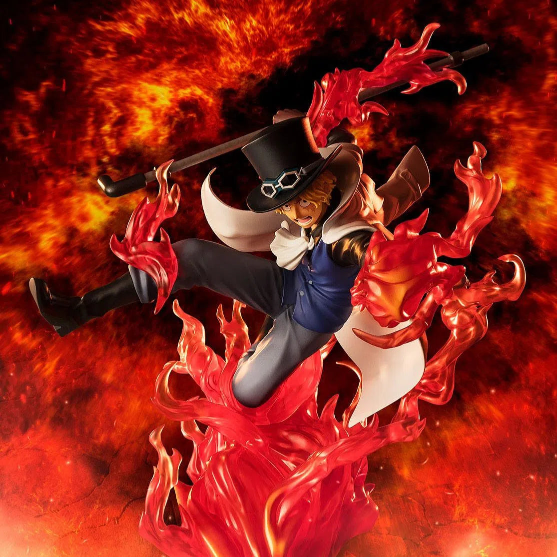 One Piece: Sabo: Fire Fist Rook Check: Figuarts ZERO: PVC Statue: 19cm Tamashi Nations