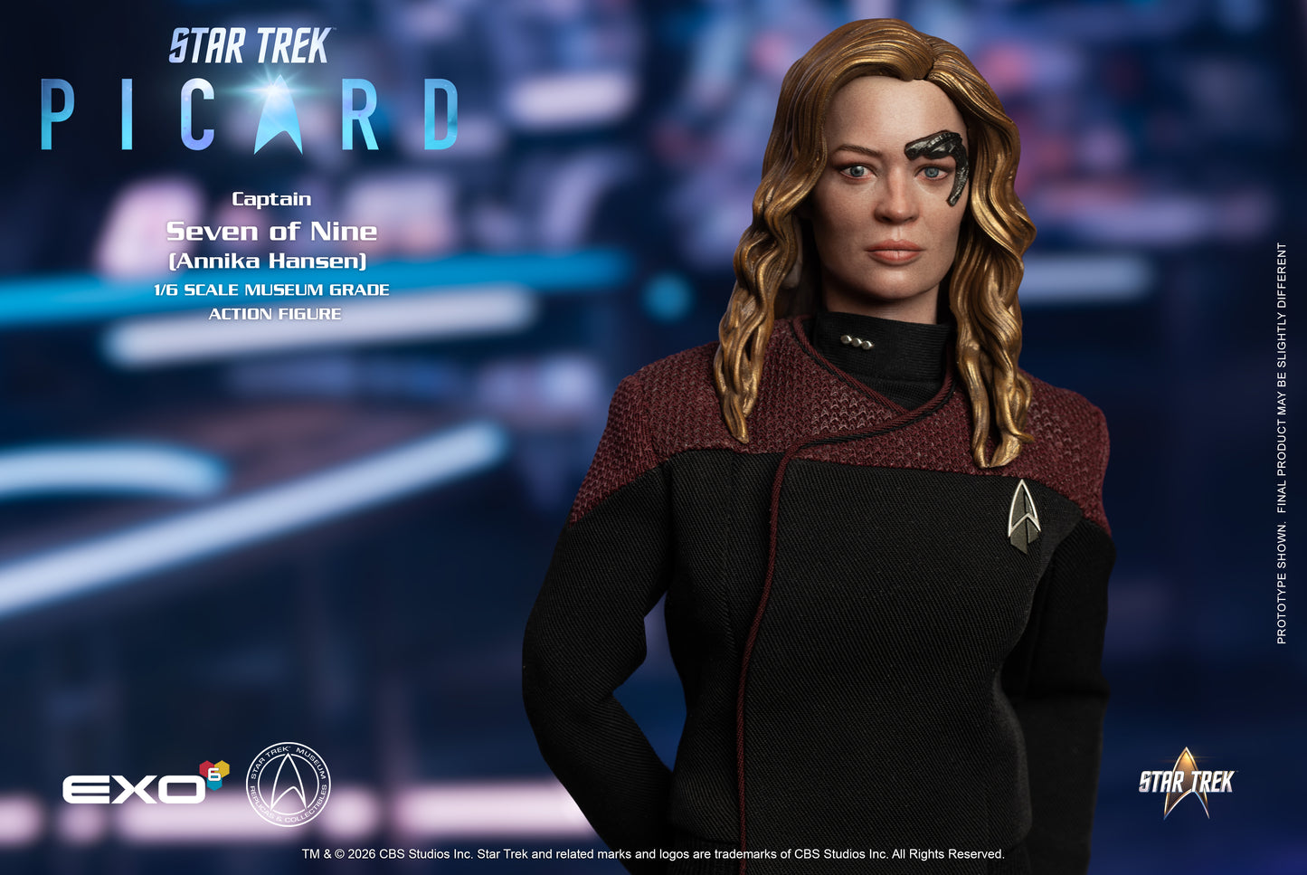 Star Trek: Picard Captain Seven of Nine (Annika Hansen) 1/6 Scale Action Figure