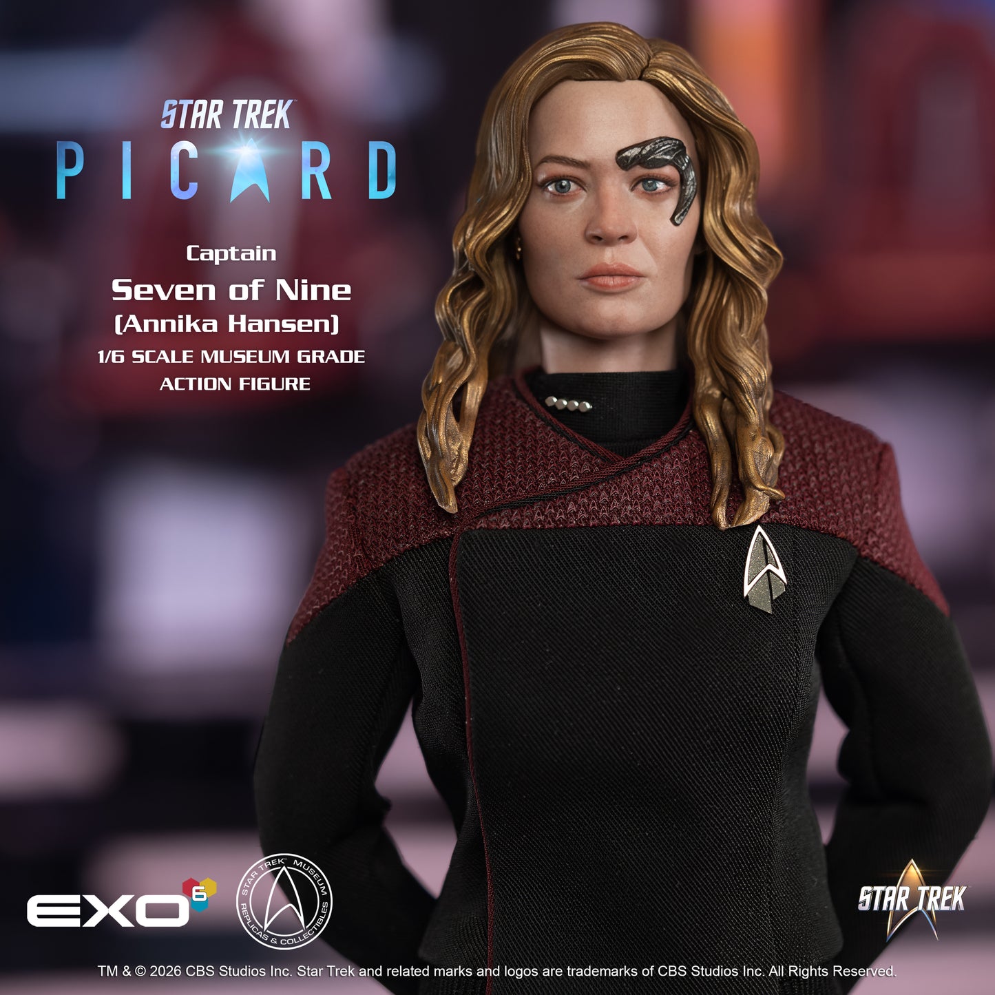 Star Trek: Picard Captain Seven of Nine (Annika Hansen) 1/6 Scale Action Figure