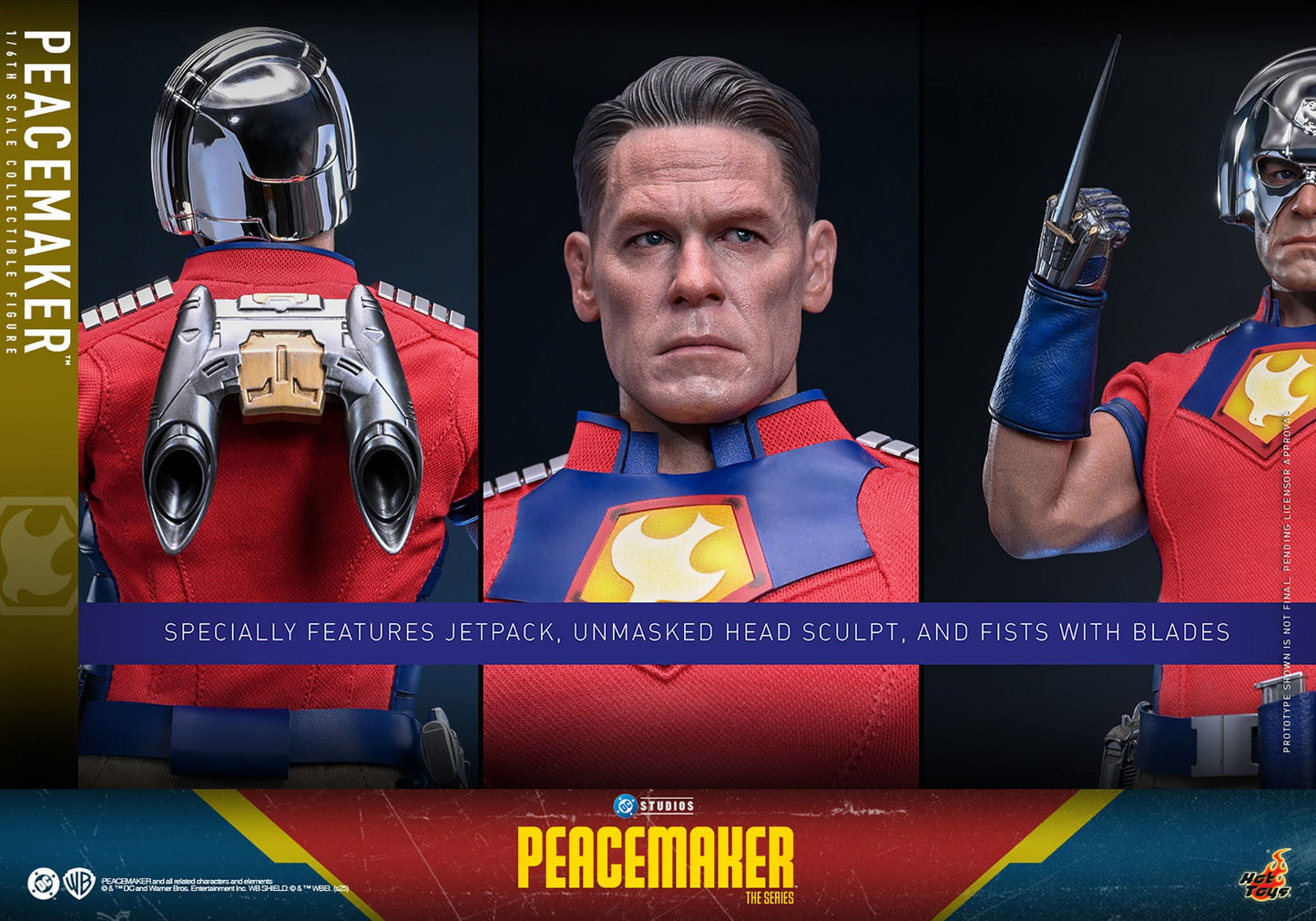 Peacemaker: Peacemaker (Season 2): 1/6th - Hot Toys Action Figures