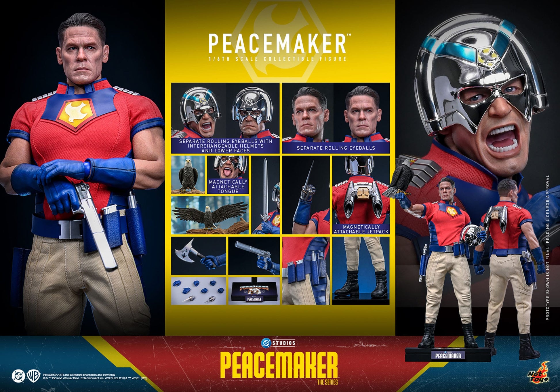 Peacemaker: Peacemaker (Season 2): 1/6th - Hot Toys Action Figures