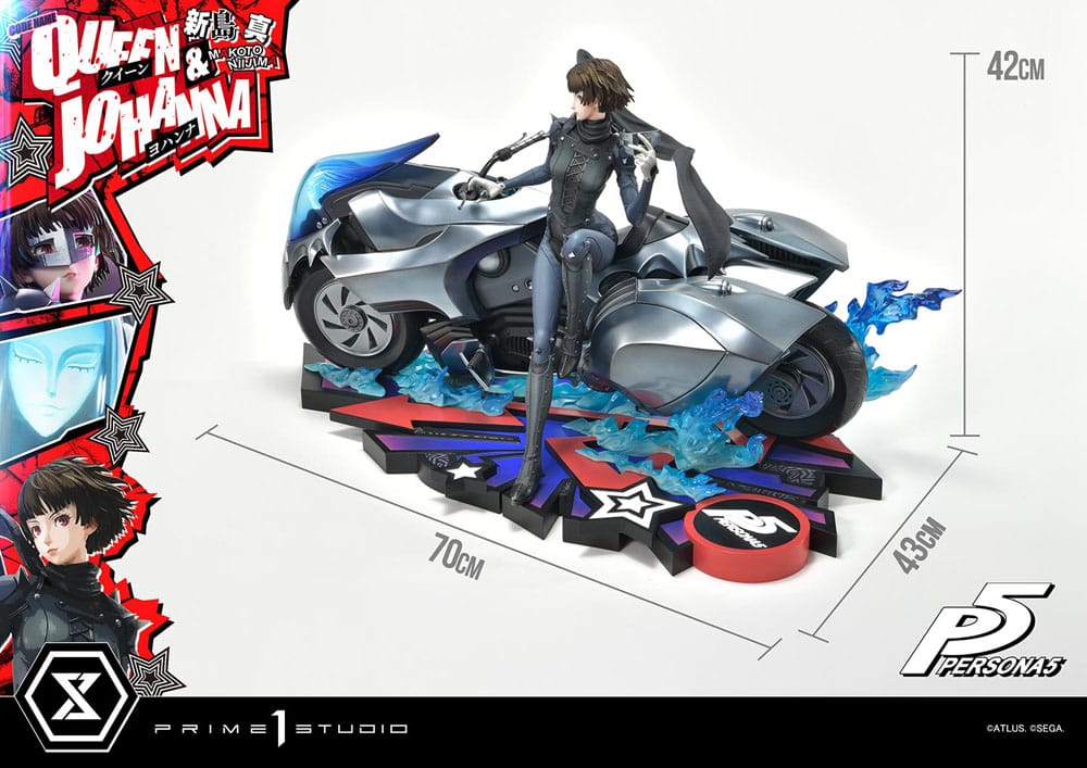 Persona 5 Premium Masterline Series Statue 1/4 Makoto Niijima "Queen" & Johanna Bonus Version 42 cm - Prime 1 Studio Statues