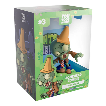 Plants Vs Zombies: Conehead Zombie: Vinyl Figure - YouTooz Vinyl Figure