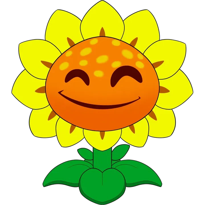 Plants Vs Zombies: Sunflower Plush: 9": YouTooz YouTooz