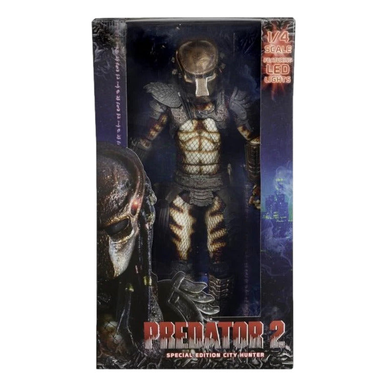 Predator 2: City Hunter Predator: 20 Inch: Action Figure: 1/4 Scale With Lights - Neca Action Figures