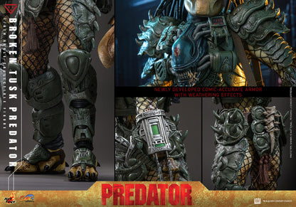 Predator: Broken Tusk Predator: 1/6th - Hot Toys Action Figures