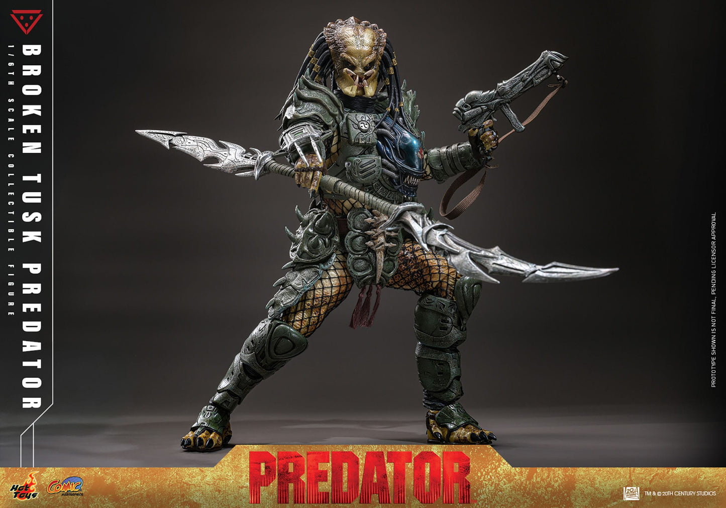 Predator: Broken Tusk Predator: 1/6th - Hot Toys Action Figures
