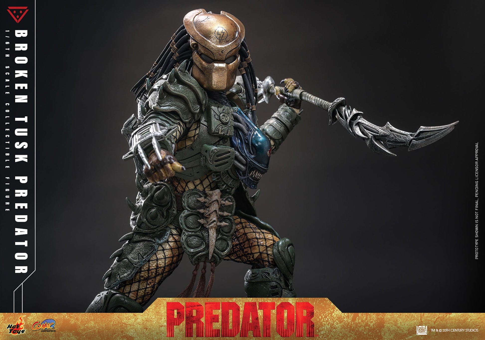 Predator: Broken Tusk Predator: 1/6th - Hot Toys Action Figures