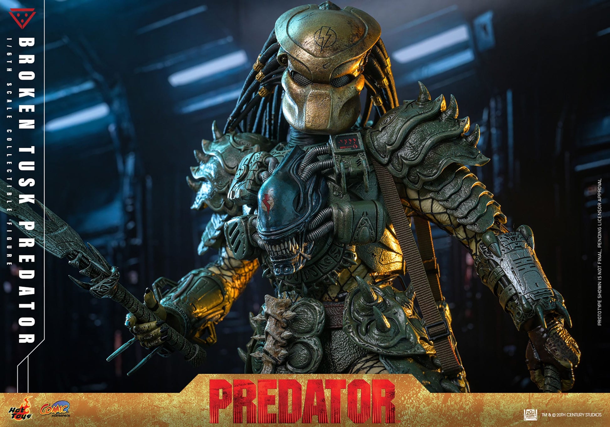 Predator: Broken Tusk Predator: 1/6th - Hot Toys Action Figures