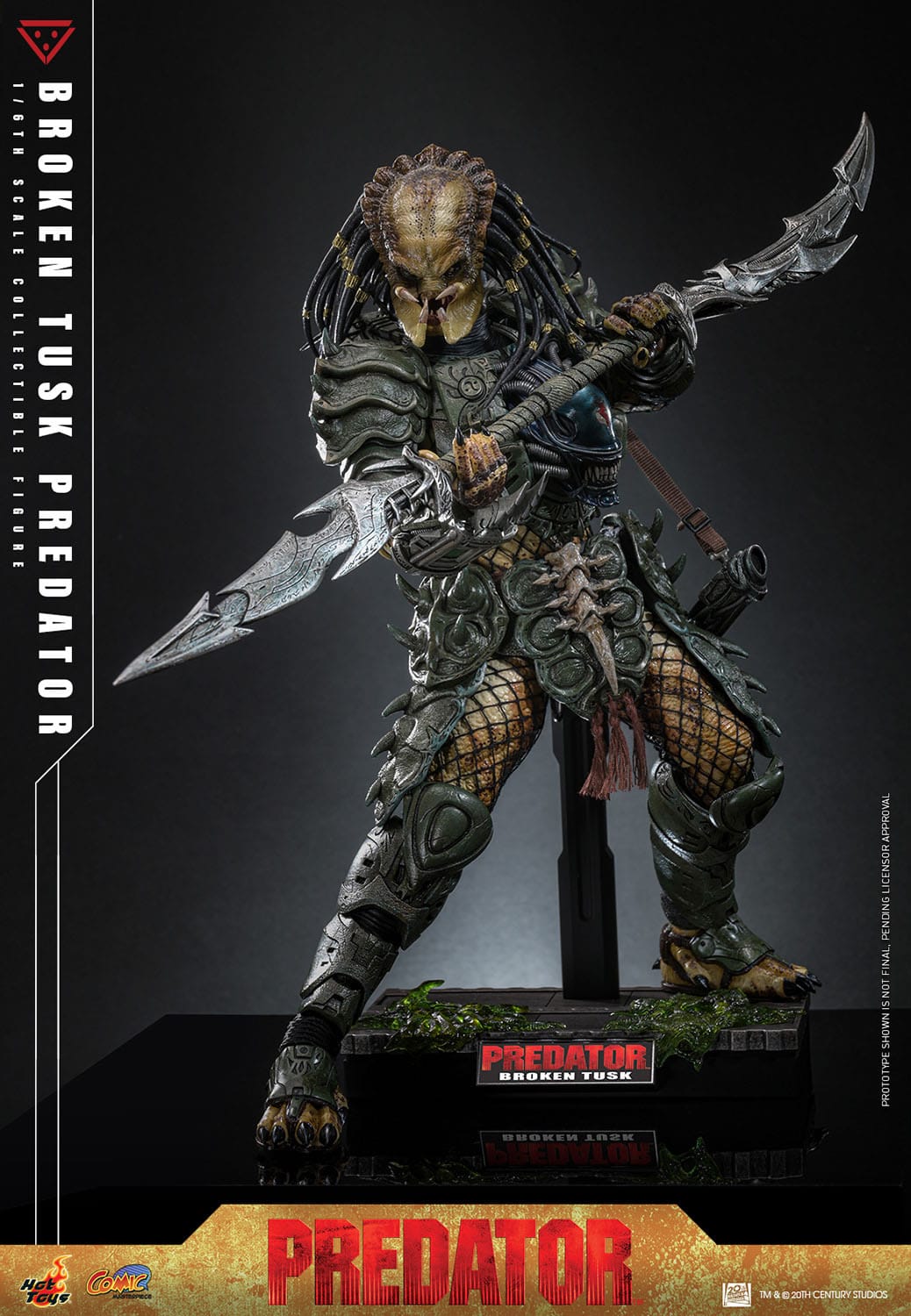 Hot Toys Predator: Broken Tusk Predator: 1/6th — Official Stockist