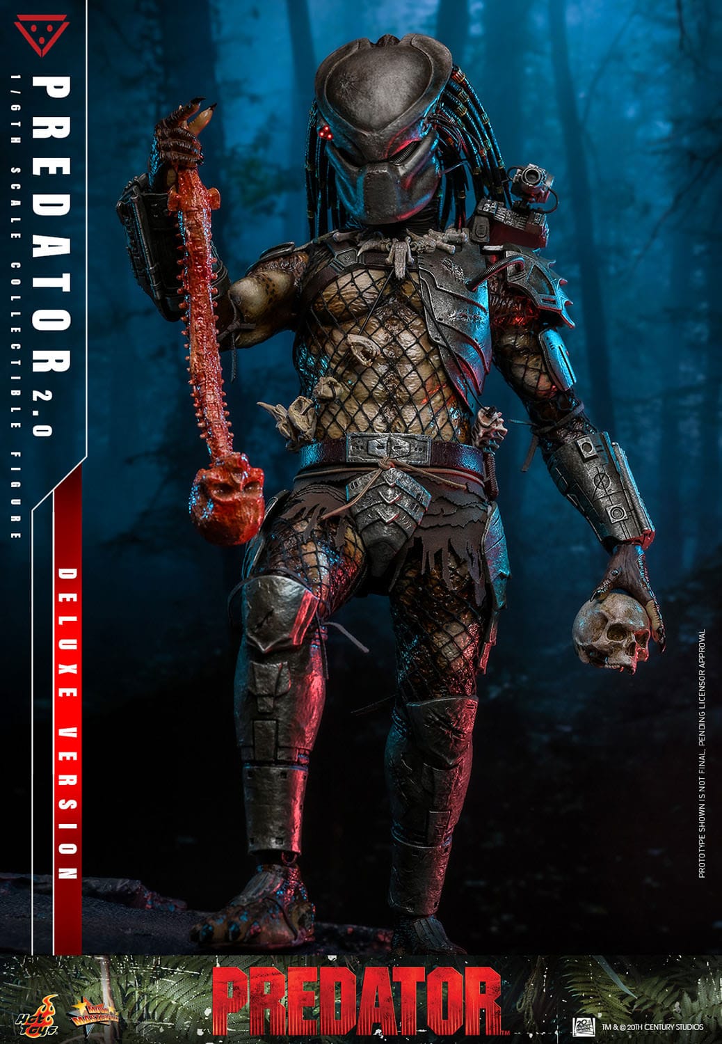 Predator: Predator 2.0: Deluxe: 1/6th - Hot Toys Action Figures