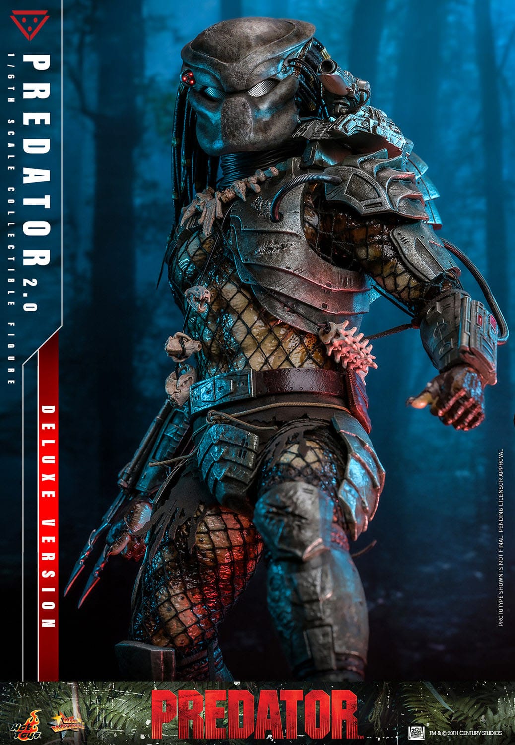 Predator: Predator 2.0: Deluxe: 1/6th - Hot Toys Action Figures