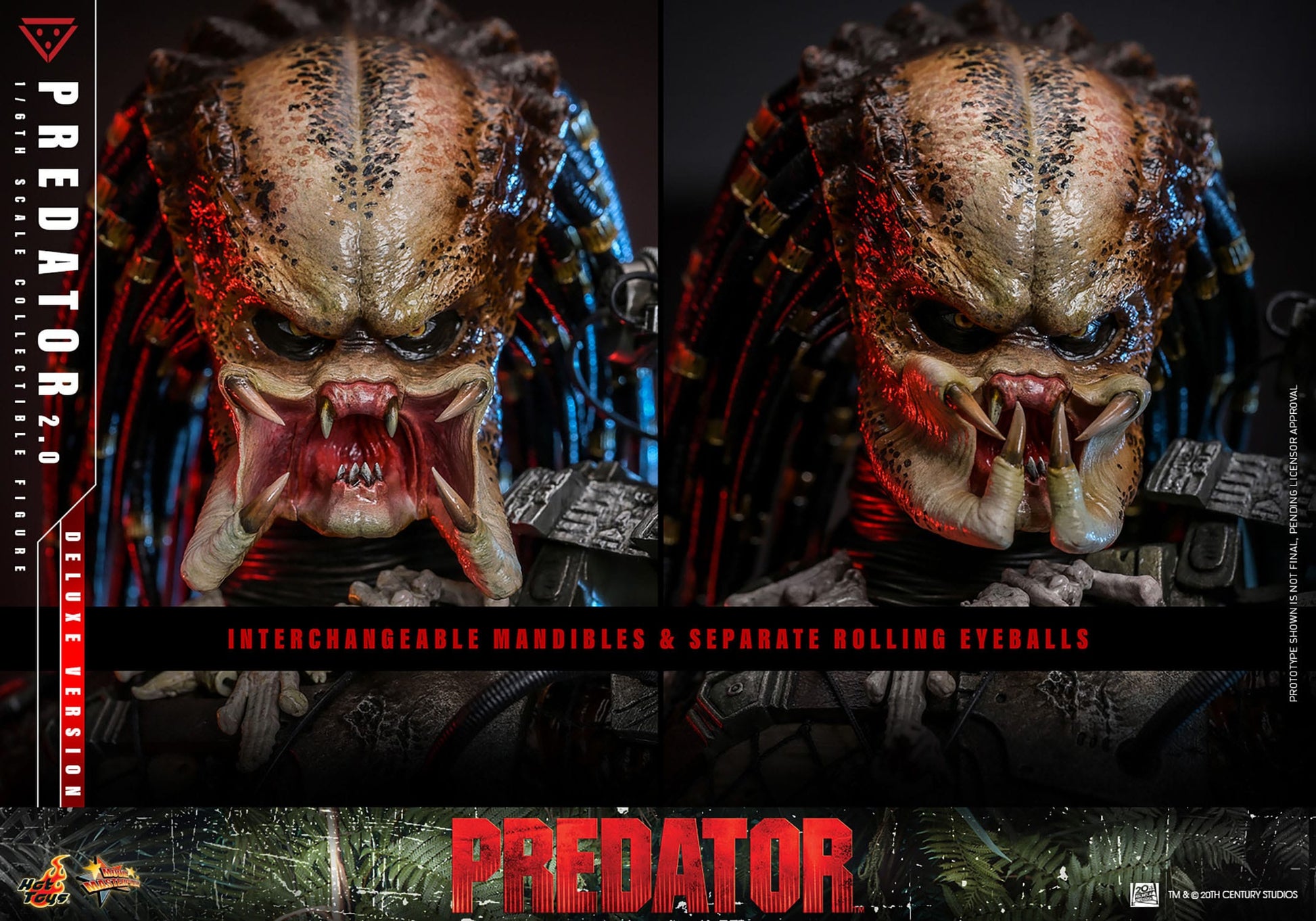 Predator: Predator 2.0: Deluxe: 1/6th - Hot Toys Action Figures