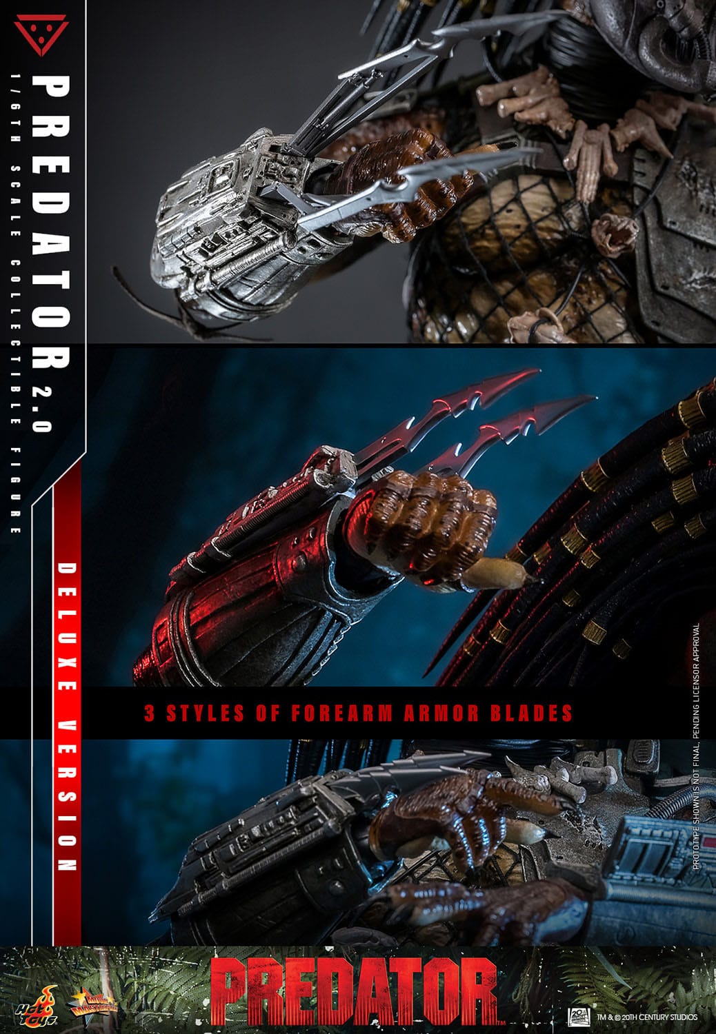 Predator: Predator 2.0: Deluxe: 1/6th - Hot Toys Action Figures