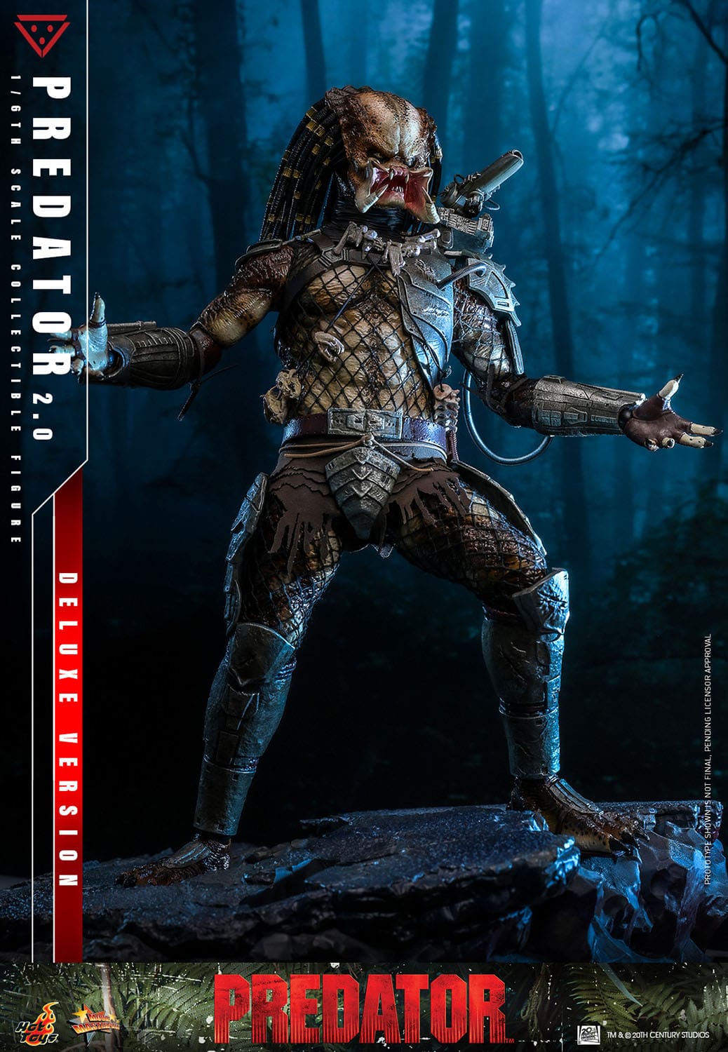 Predator: Predator 2.0: Deluxe: 1/6th - Hot Toys Action Figures