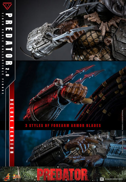 Predator: Predator 2.0: Deluxe: 1/6th Scale Action Figure - Hot Toys Action Figure