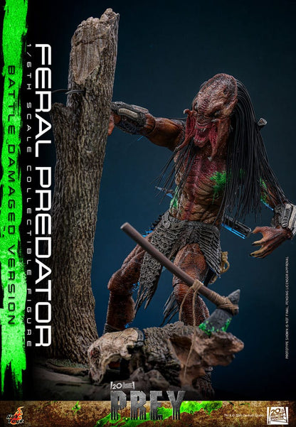 Prey Action Figure 1/6 Feral Predator (Battle Damaged Version) 37 cm - Hot Toys Action Figures