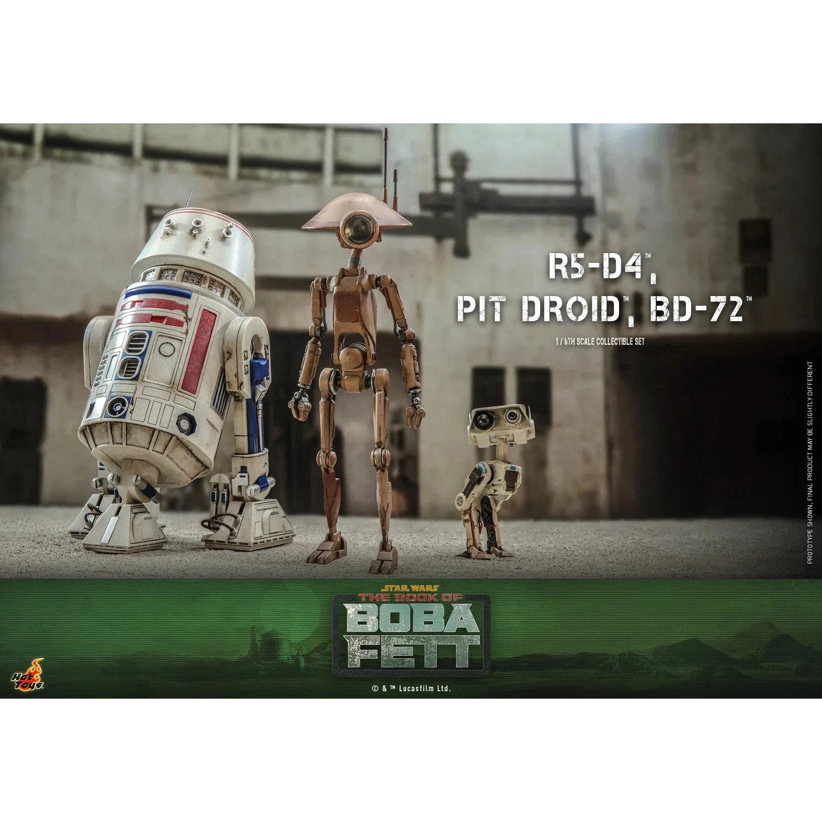 R5-D4, Pit Droid & BD-72: Star Wars: The Book Of Boba Fett Hot Toys