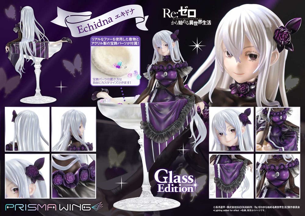 Re:ZERO Starting Life in Another World Prisma Wing PVC Statue 1/7 Echidna Glass Edition 24 cm - Prime 1 Studio Statues