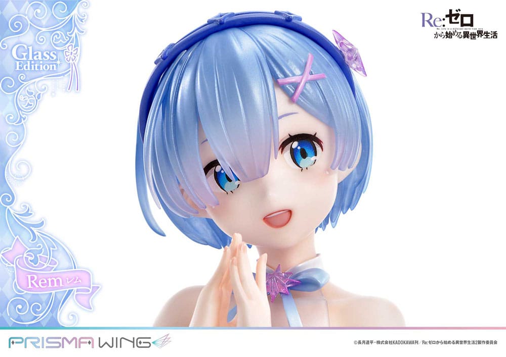 Re:Zero - Starting Life in Another World Prisma Wing PVC Statue 1/7 Rem Glass Edition 23 cm - Prime 1 Studio Statues