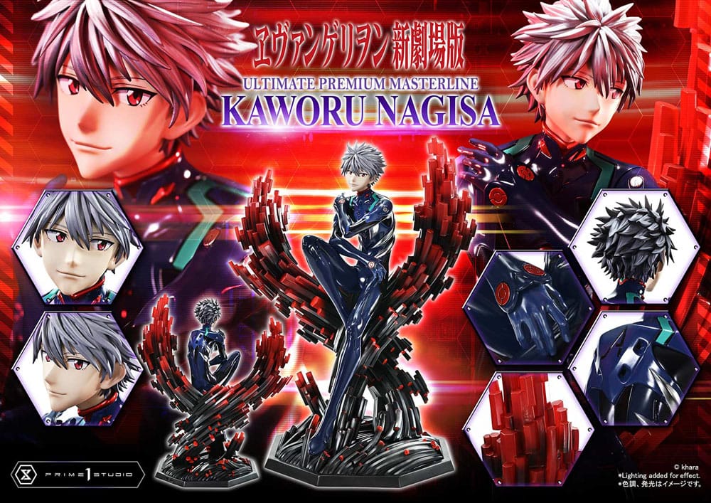Rebuild of Evangelion: Kaworu Nagisa (Bonus Ver.): Ultimate Premium Masterline 1/4 Scale Limited Edition Statue - Prime 1 Studio Statues