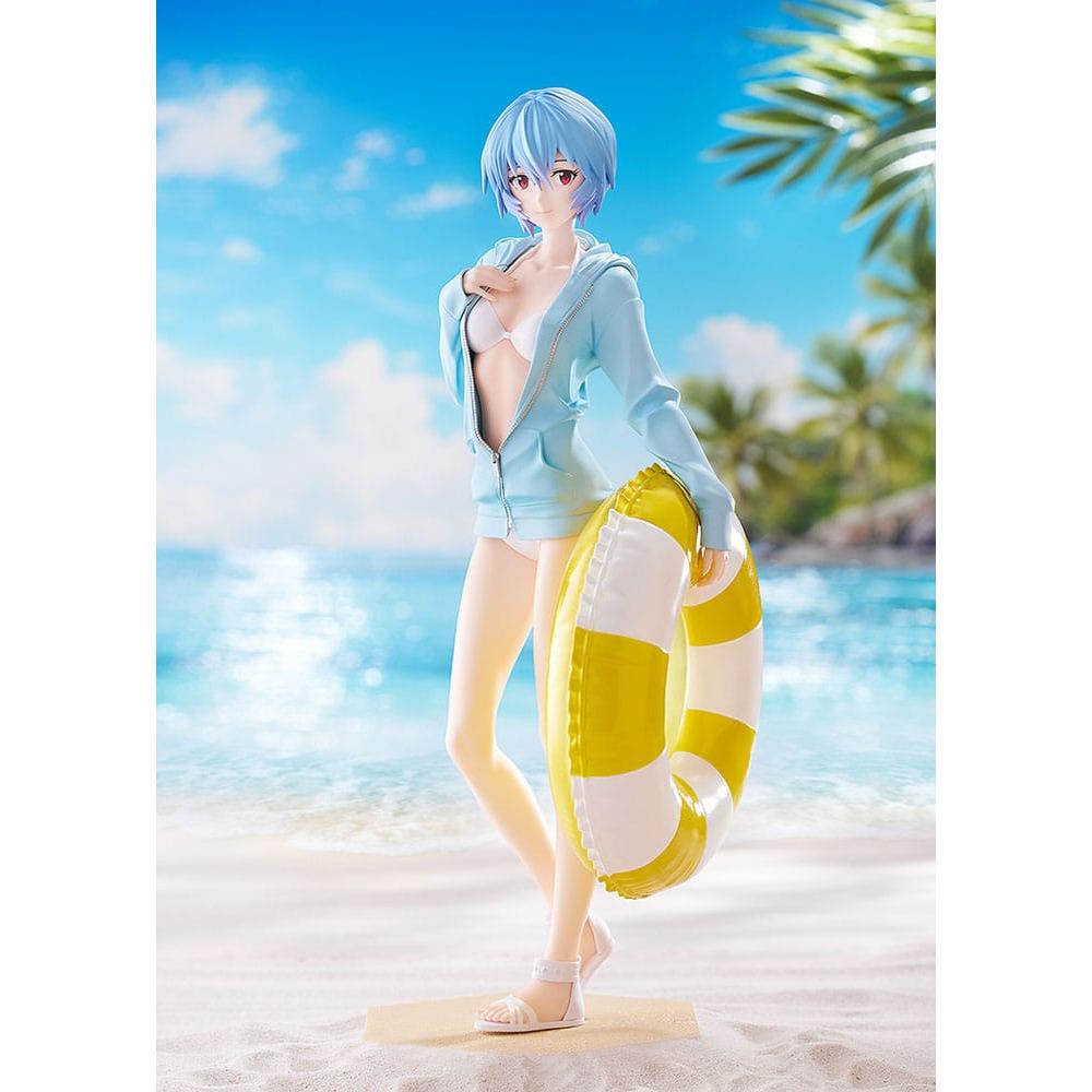 Rebuild of Evangelion Pop Up Parade L PVC Statue Beach Queens: Rei Ayanami 22 cm - Good Smile Company Statue