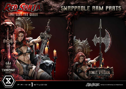 Red Sonja Long Live the Queen: Red Sonja: Throne Legacy: 1/3 Scale Limited Edition Statue (with Bonus) - Prime 1 Studio Statues