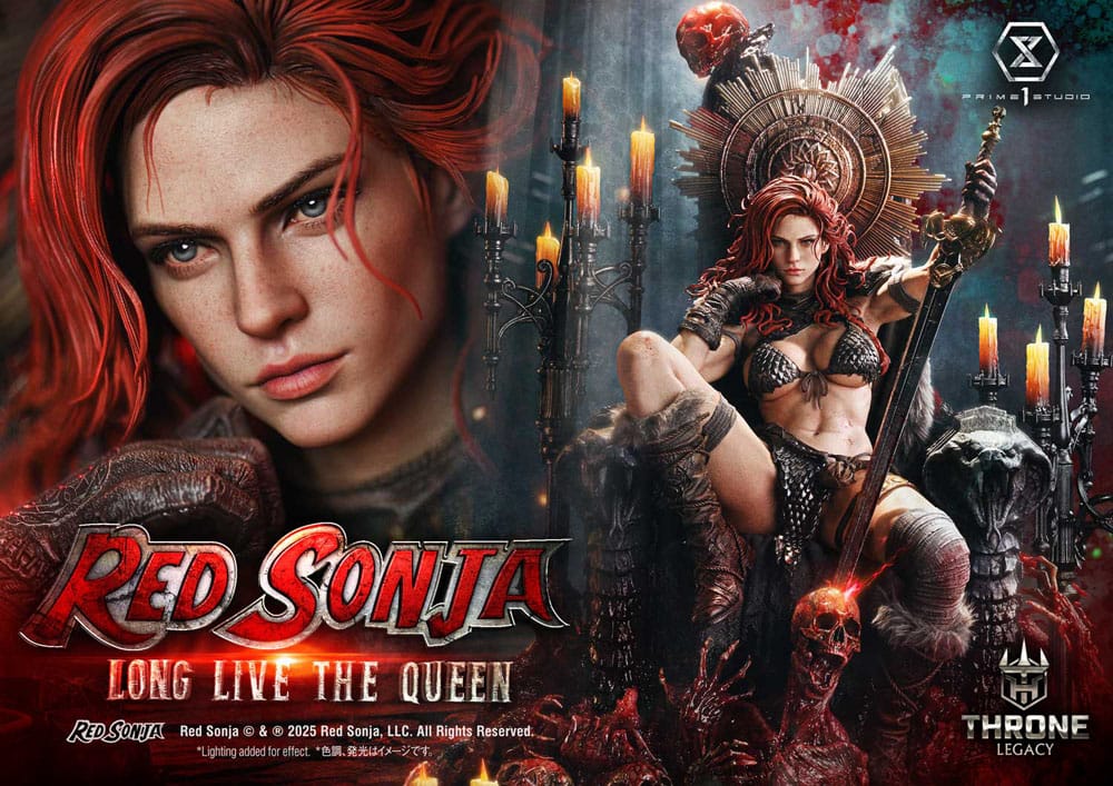Red Sonja Long Live the Queen: Red Sonja: Throne Legacy: 1/3 Scale Statue - Prime 1 Studio Statues